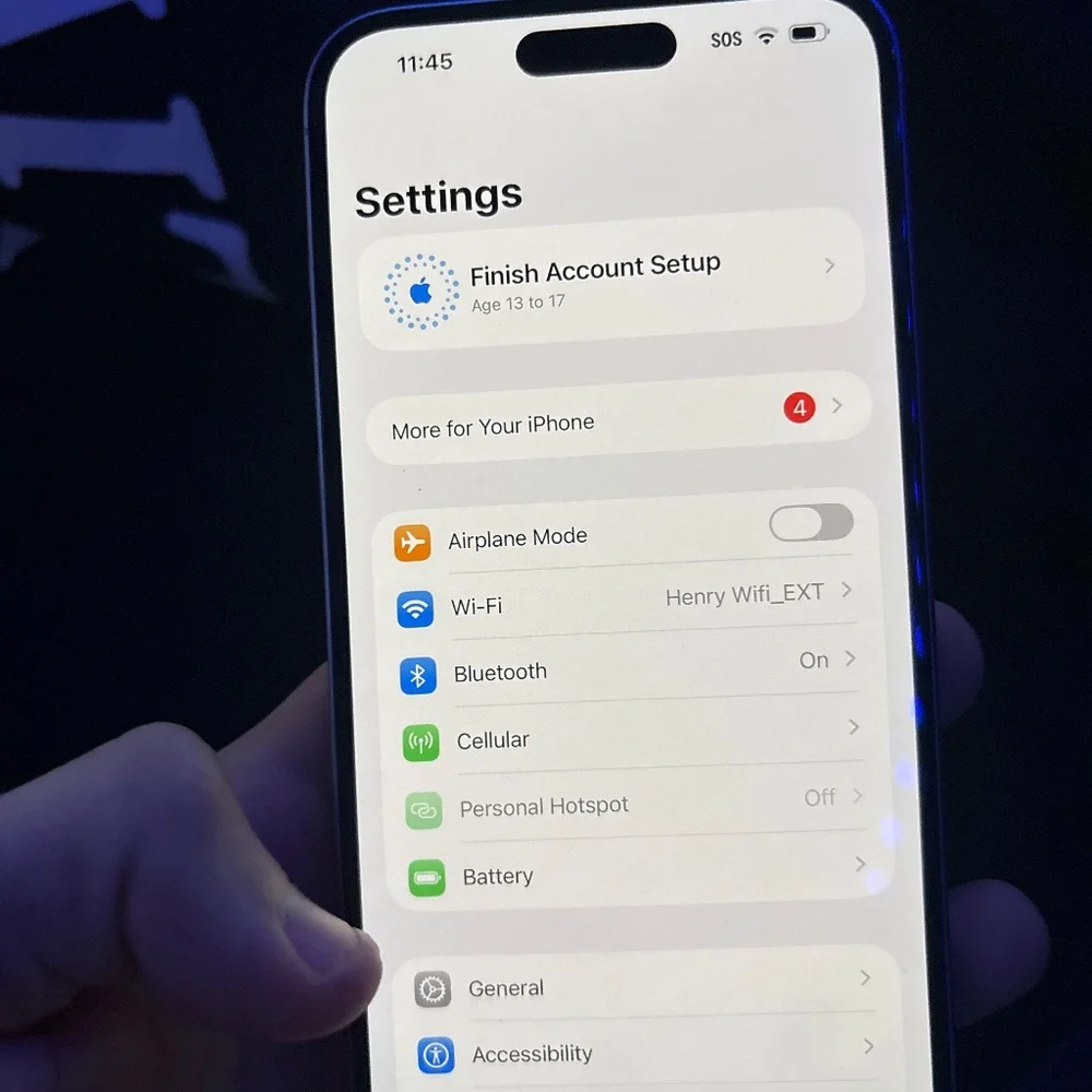 iPhone 16 Plus 128GB Ultramarine LOCKED TO CRICKET